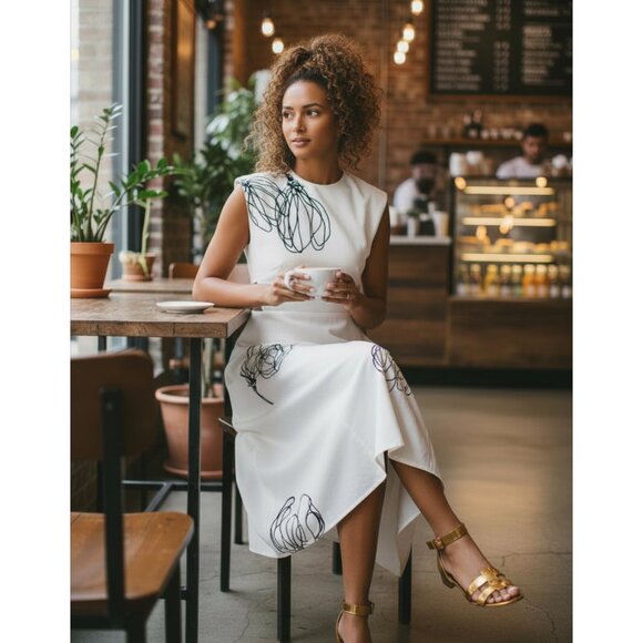 TIBI TULIPE DRESS SIZE 2 NEW - Picture 6 of 15